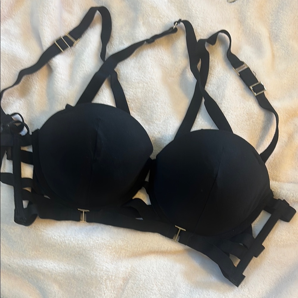 Black Strappy Bluebella Women's Bra